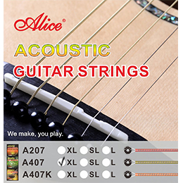 AW456 Acoustic Guitar String Set, Plated High-Carbon Steel Plain string, Nickel Plated Phosphor Bronze Winding